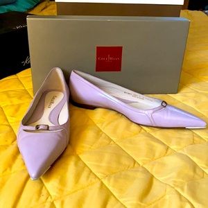 Cole Haan Purple Pointed Flats 7